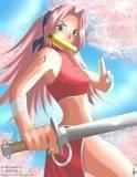 Sakura Haruno - imi palce foarte mult sakura - Naruto